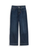 Selected, TTEMILY WIDE jeans with tie belt by Tom Tailor, blue