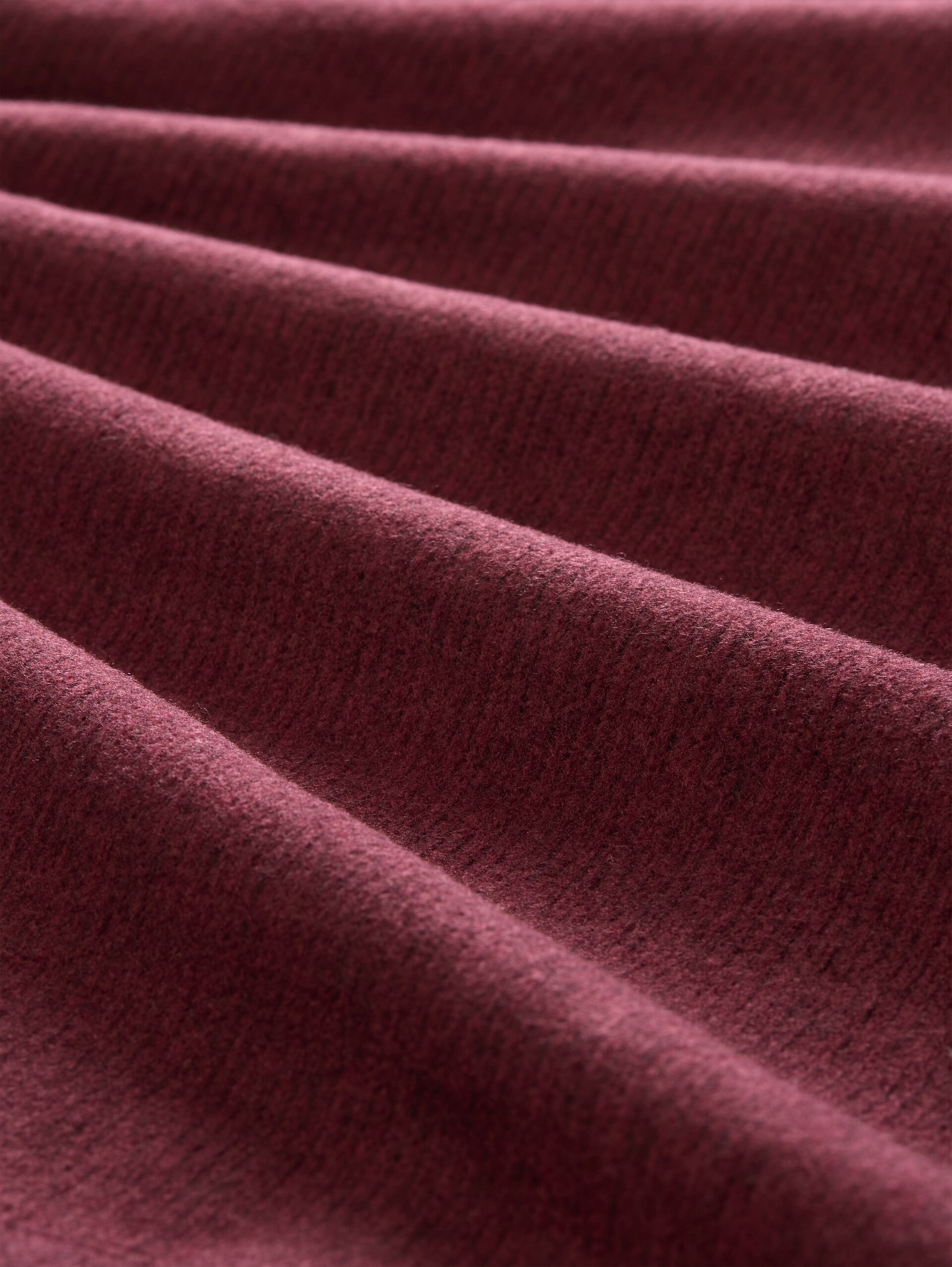 Gezellig sweatshirt met gemêleerde look - dark preppy plum melange - Materiaalweergave