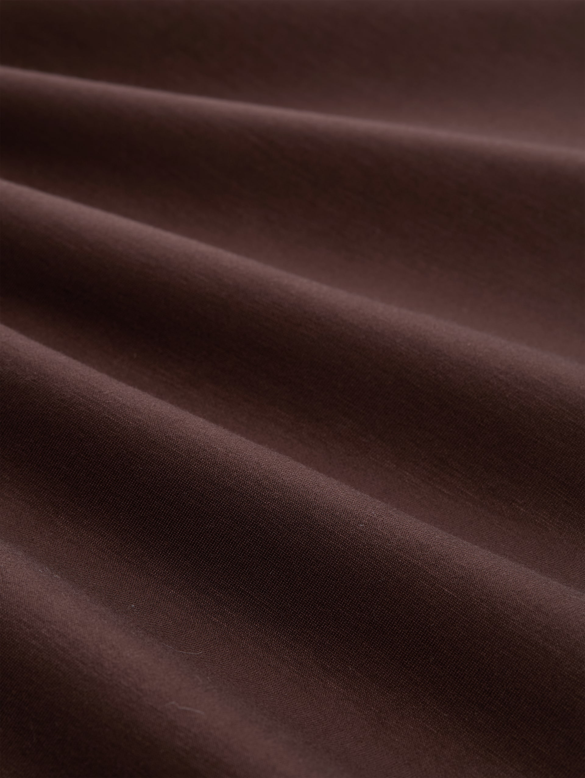 Troyer Sweatshirt aus Scuba - java dark brown - Material-Ansicht