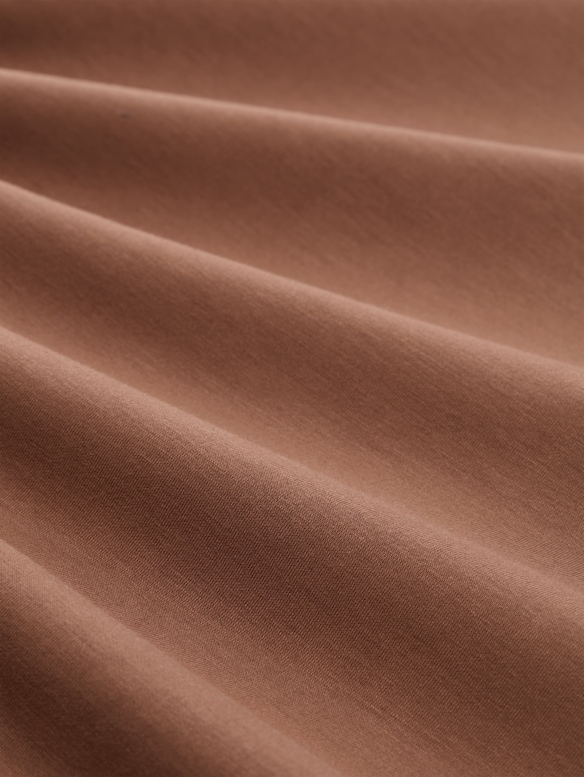Troyer Sweatshirt aus Scuba - camel - Material-Ansicht