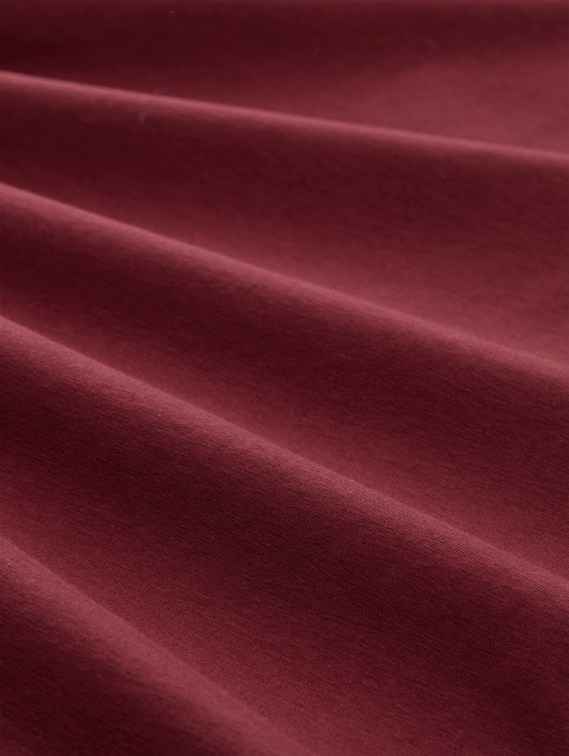 Basic shirt met col - Preppy Plum - Materiaalweergave