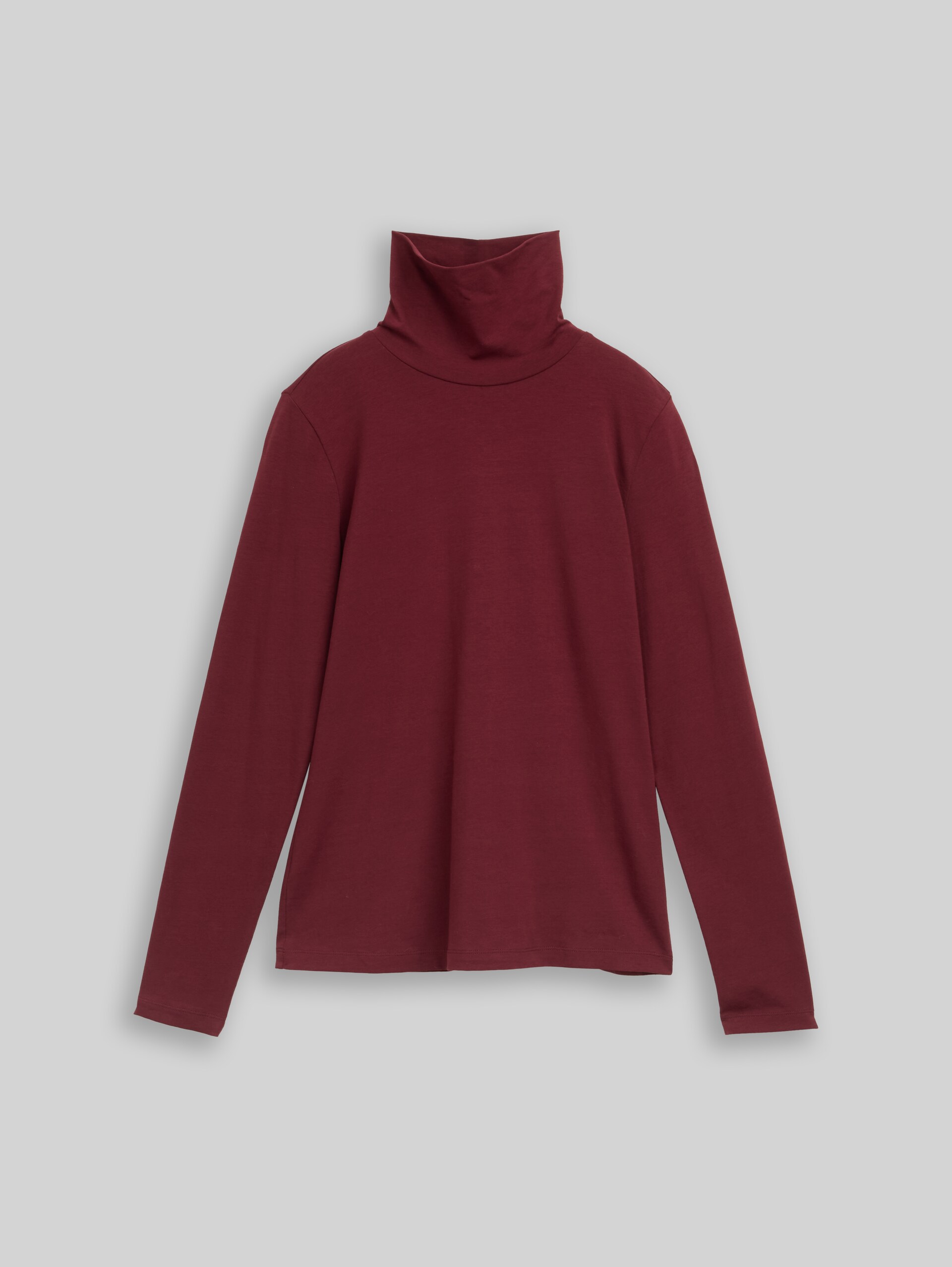 Basic shirt met col - Preppy Plum - Product vooraanzicht