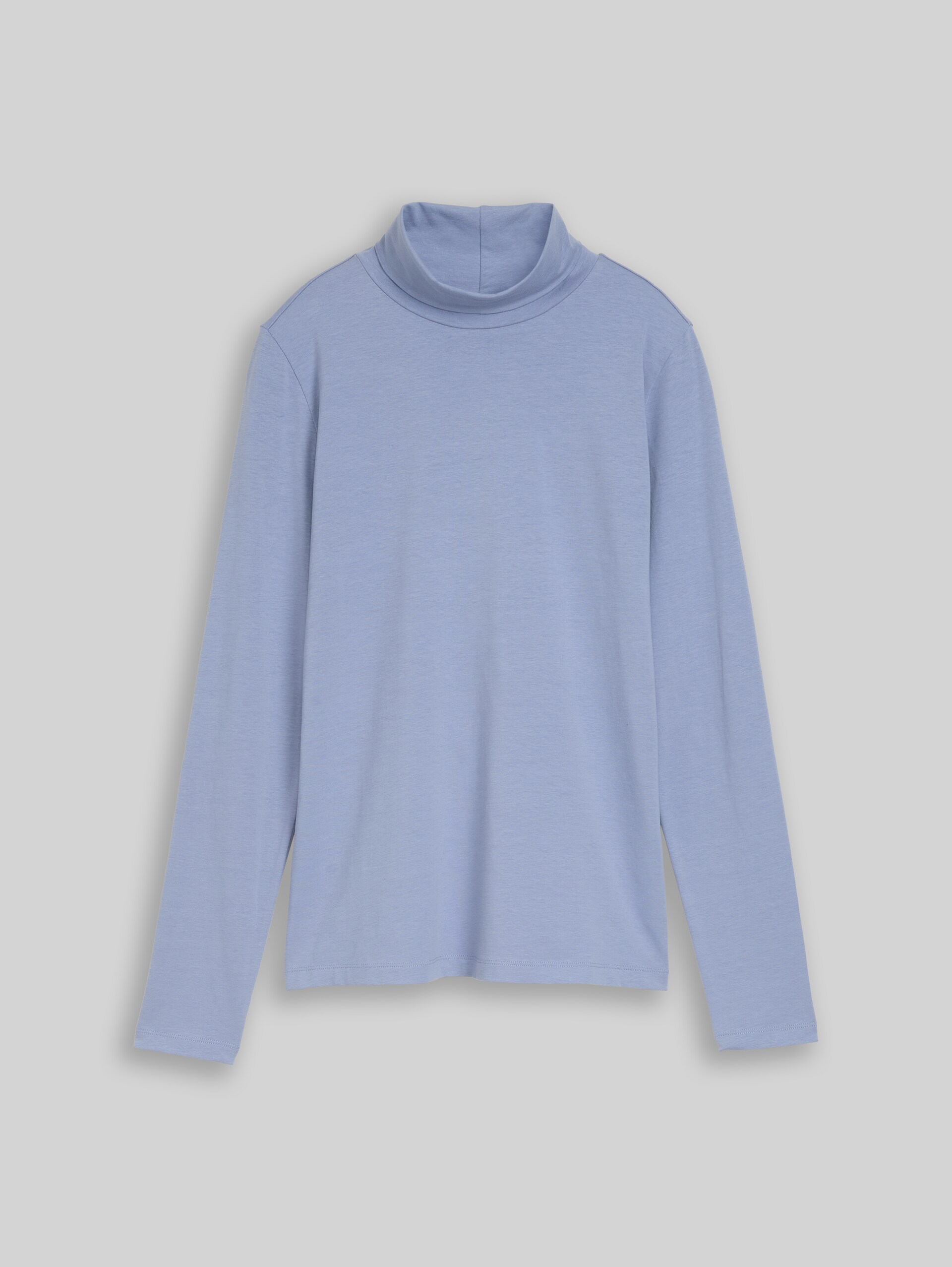 Basic shirt met col - fern blue - Product vooraanzicht
