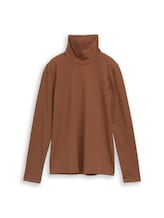 Ausgewählt, Basic Rollkragenshirt von Tom Tailor, braun