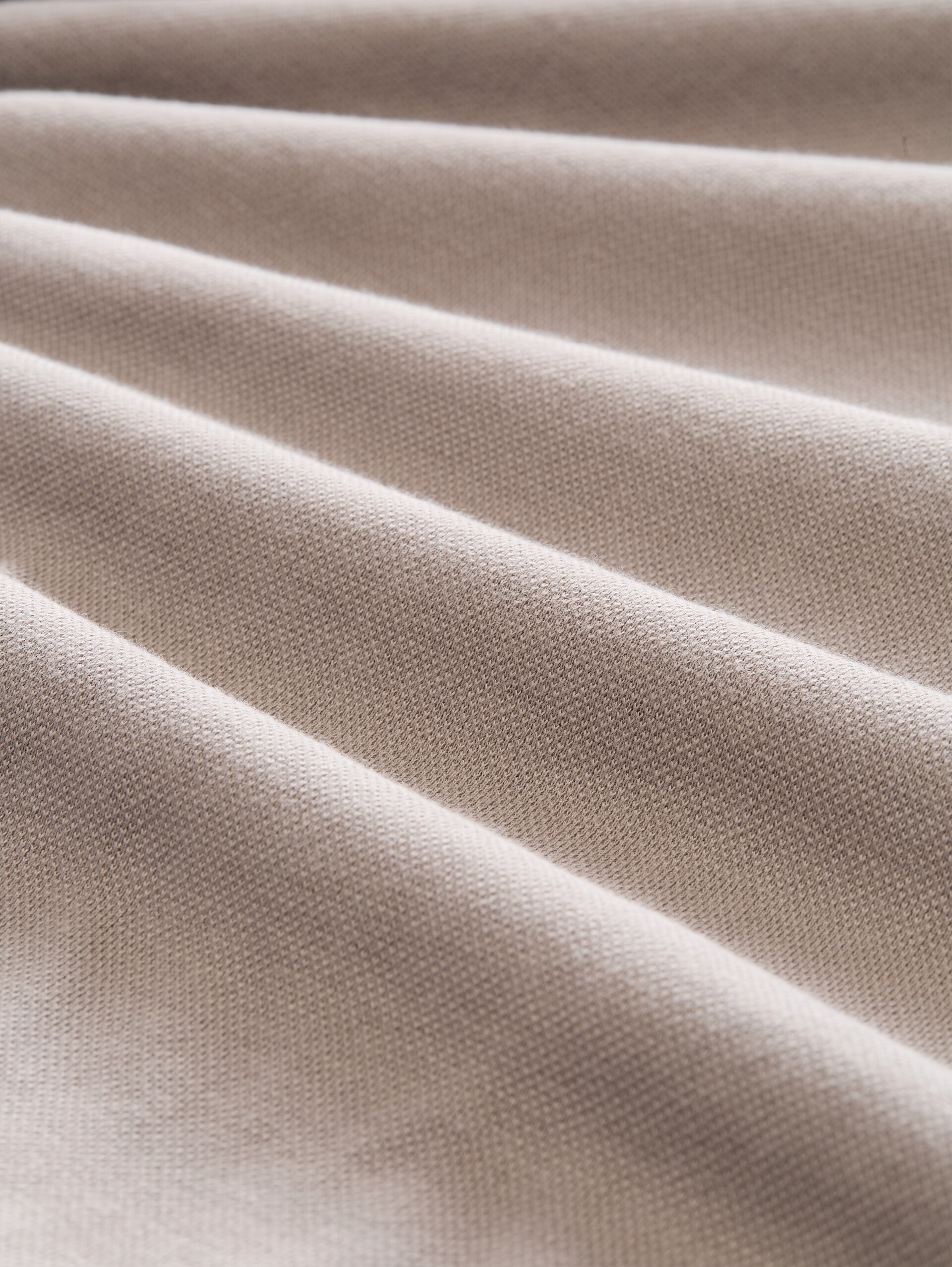 Sweat à capuche avec col bomber - Driftwood Taupe - Vue de la matière