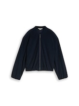 Ausgewählt, Loose Fit Bomberjacke aus Cord von Tom Tailor, blau