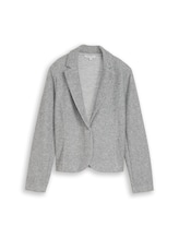 Sélectionné, Blazer confortable coupe ajustée à effet chiné par Tom Tailor, gris