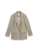 Sélectionné, Blazer ample à motif chevrons par Tom Tailor, beige