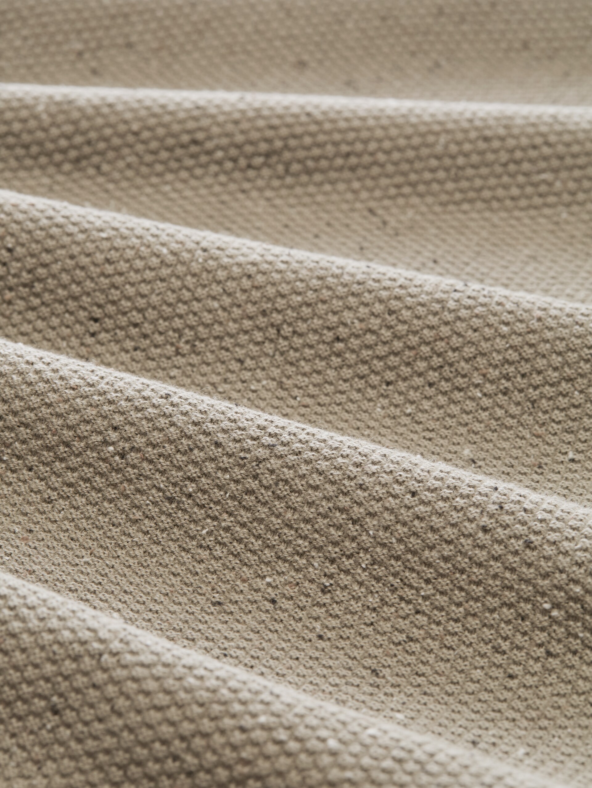Pull en maille de coton - dark sage neps - Vue de la matière
