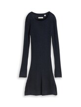 Ausgewählt, Strickkleid mit Glitzer-Effekt von Tom Tailor, blau