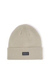 Nicht ausgewählt, Beanie Mütze mit Logo-Badge von Tom Tailor, grün