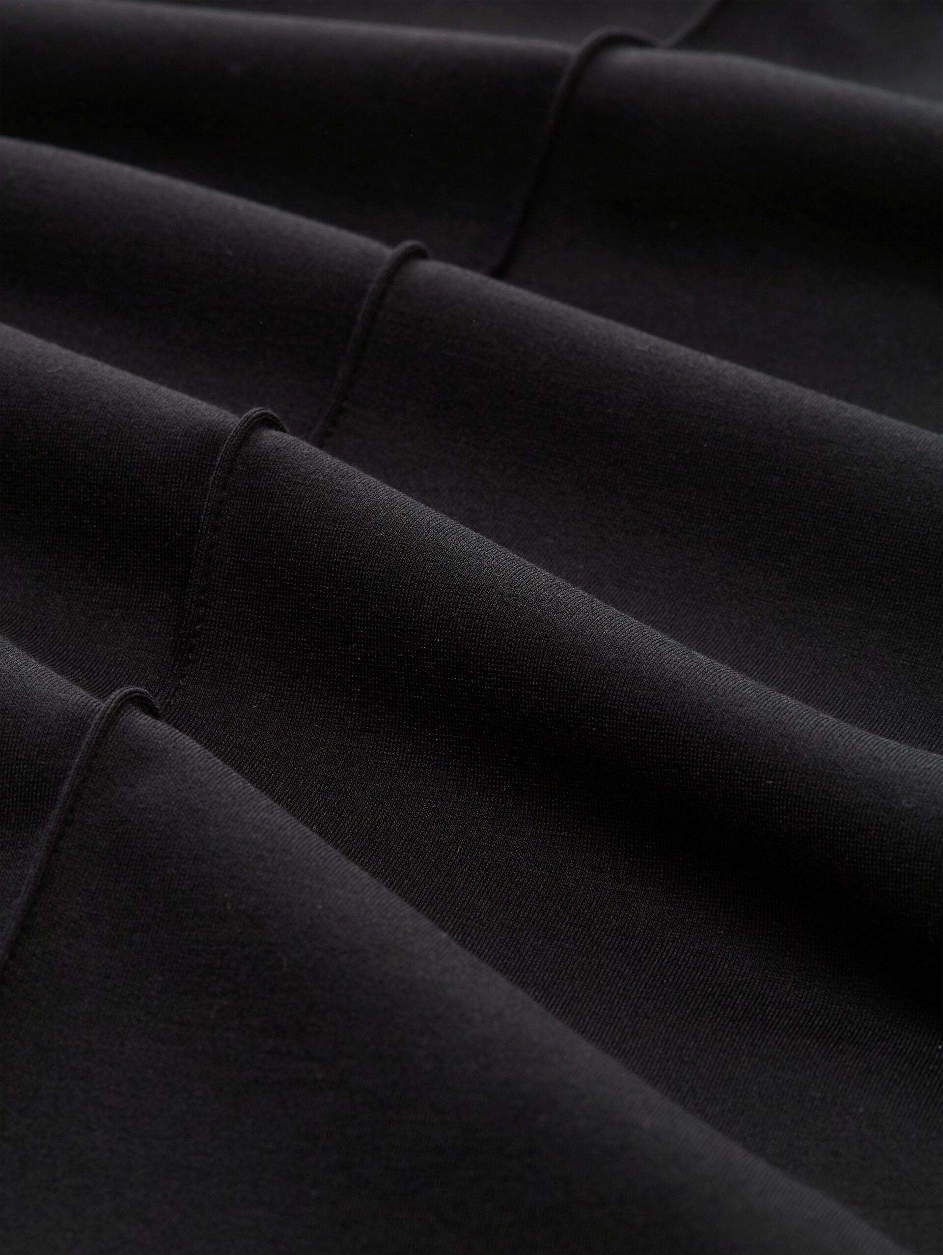 Culotte Hose mit elastischem Bund - deep black - Material-Ansicht