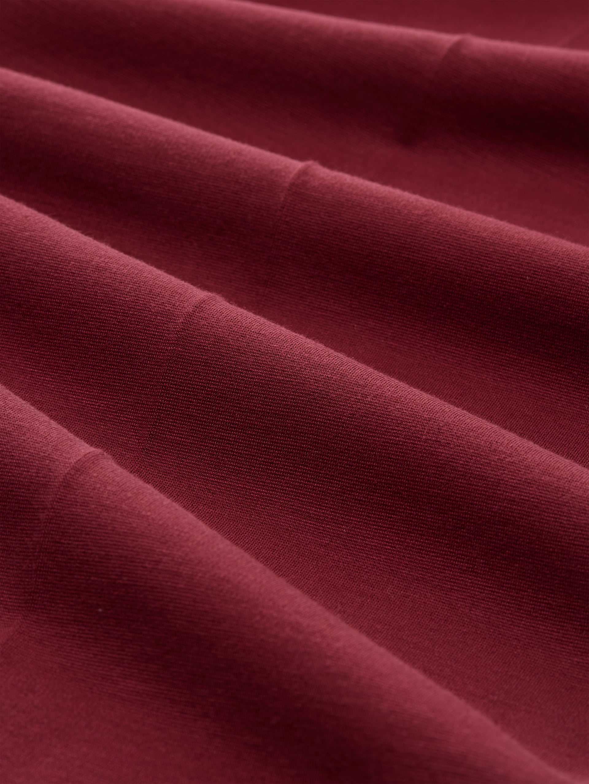 Cropped rechte broek met riem - Preppy Plum - Materiaalweergave