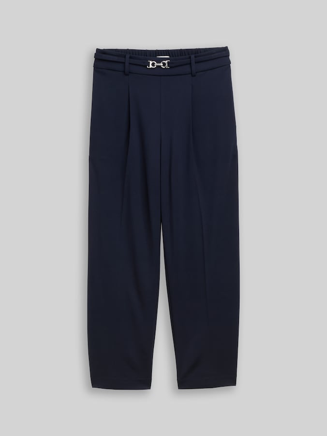 Pantalon droit court avec ceinture par Women, sky captain blue