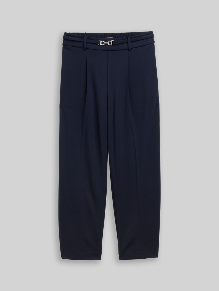 Pantalon droit court avec ceinture par Women, sky captain blue