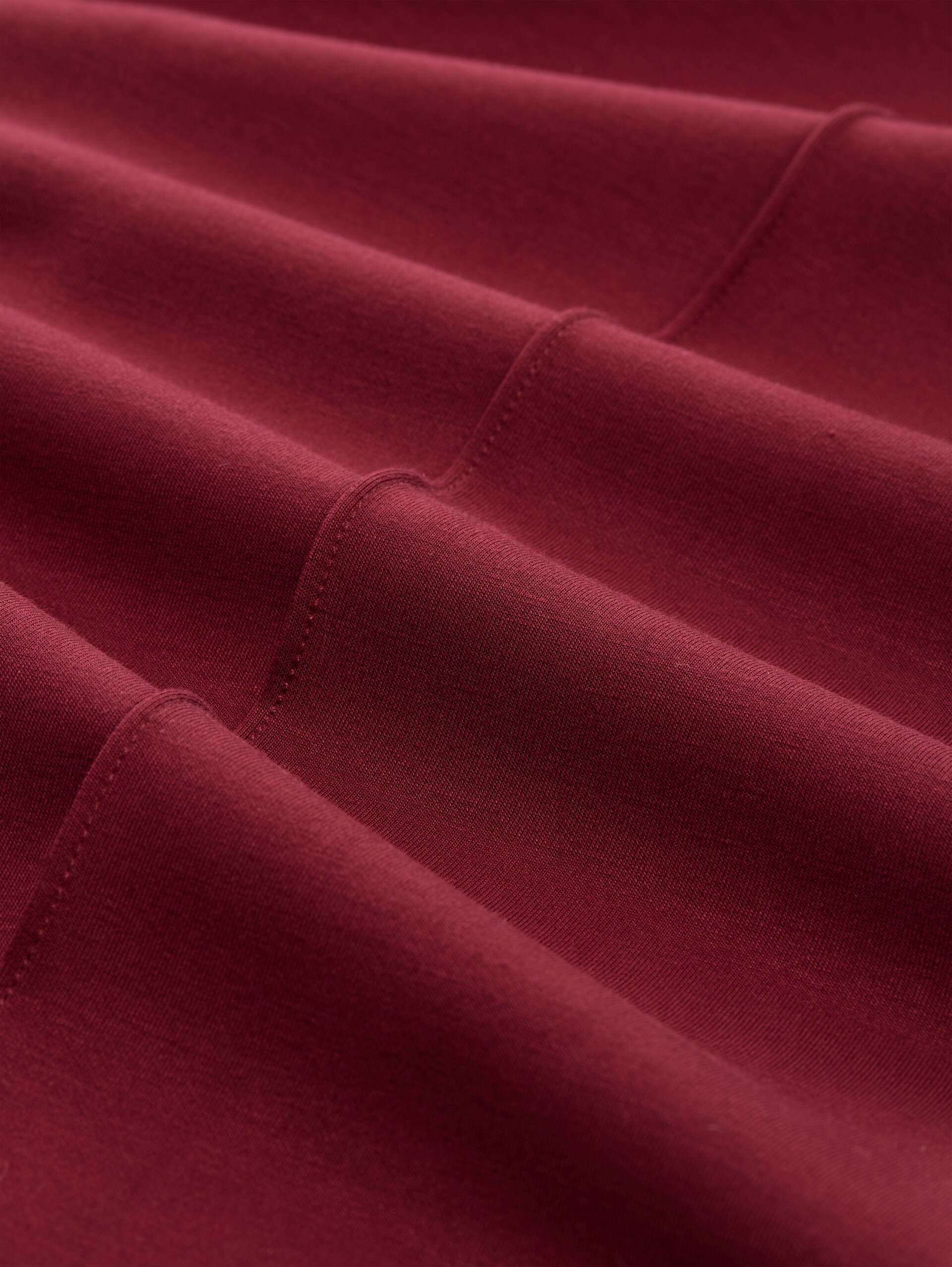 Pantalon en scuba à jambes larges - Preppy Plum - Vue de la matière