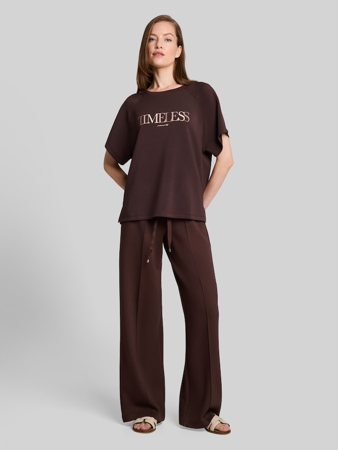 Wide Leg Scuba Hose von Women, java dark brown