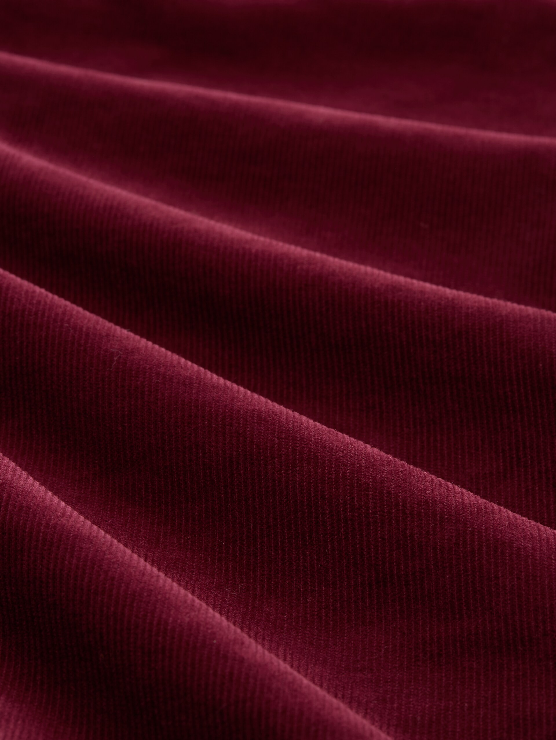 Tapered Relaxed Cordhose - Preppy Plum - Material-Ansicht