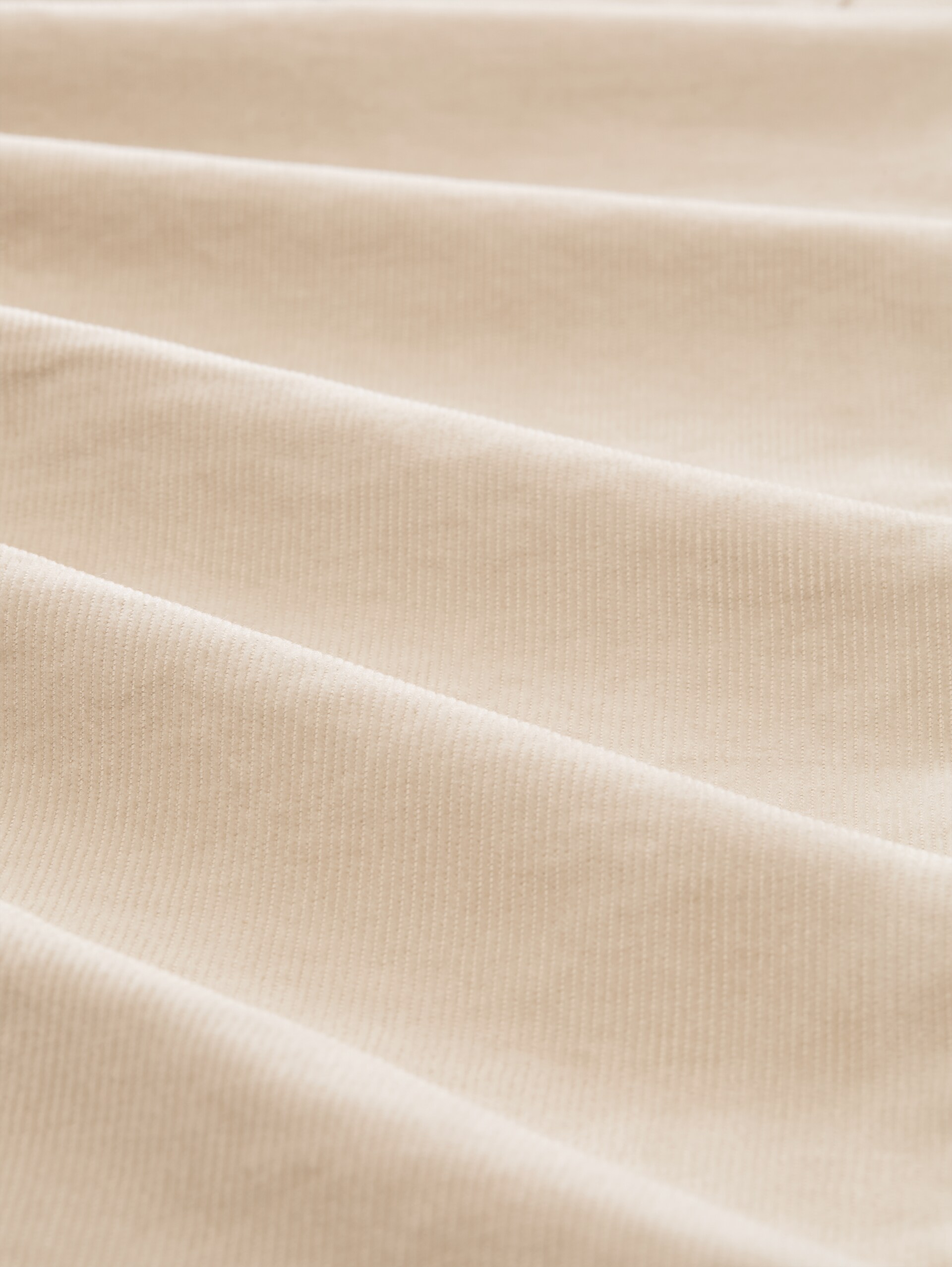 Pantalon en velours côtelé ajusté et décontracté - Gravel Beige - Vue de la matière