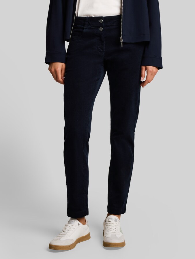 Tapered Relaxed Cordhose von Women, sky captain blue