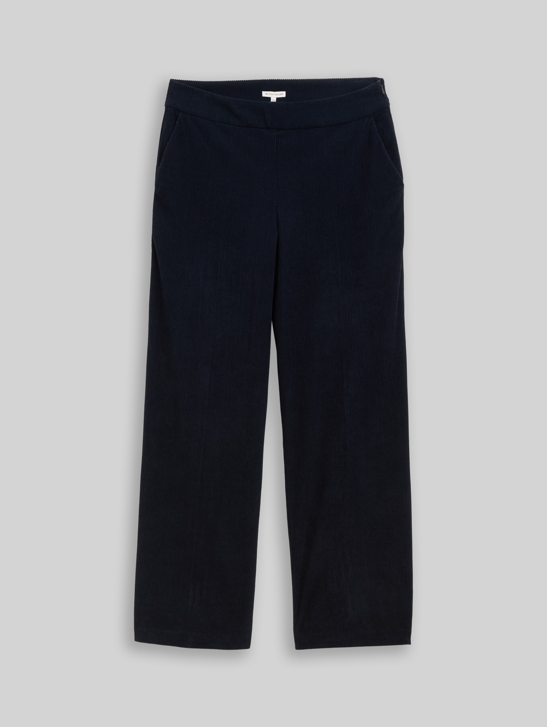Cordbroek met wijde pijpen - sky captain blue - Product vooraanzicht