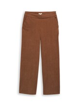 Geselecteerd, Cordbroek met wijde pijpen door Tom Tailor, bruin
