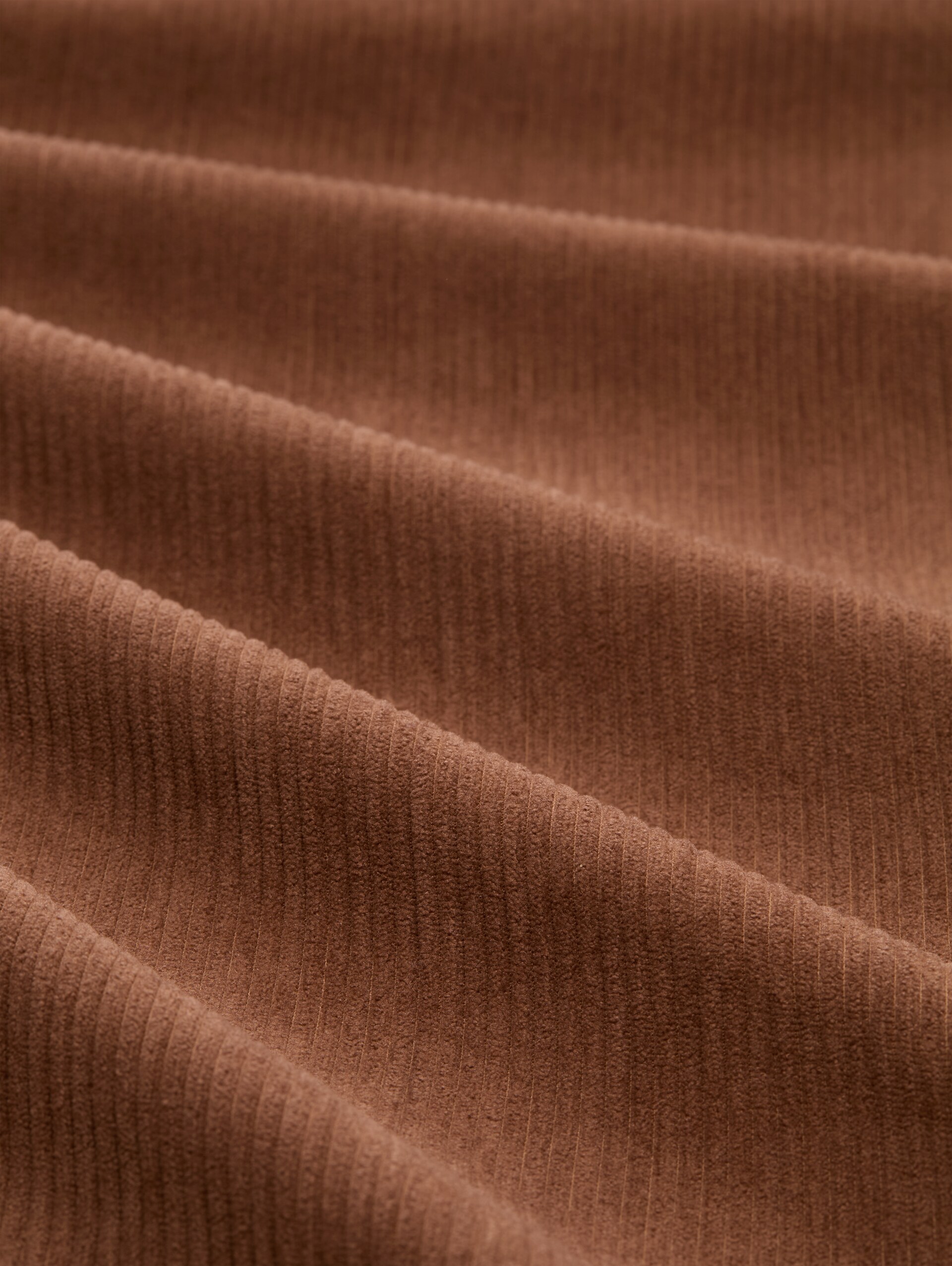 Cordbroek met wijde pijpen - camel - Materiaalweergave