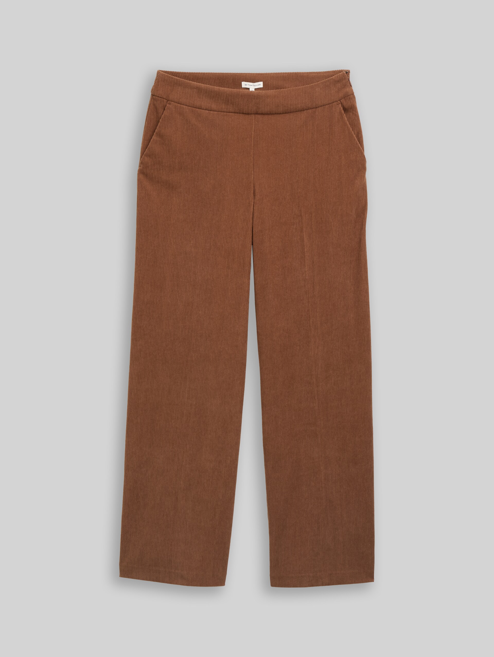 Cordbroek met wijde pijpen - camel - Product vooraanzicht