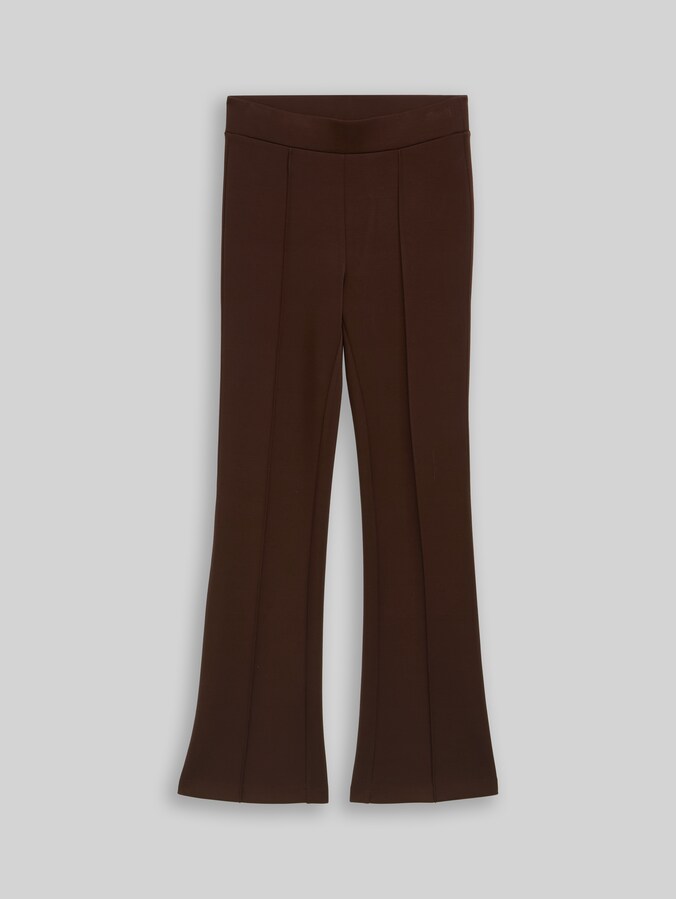 Pantalon tregging évasé par Women, java dark brown