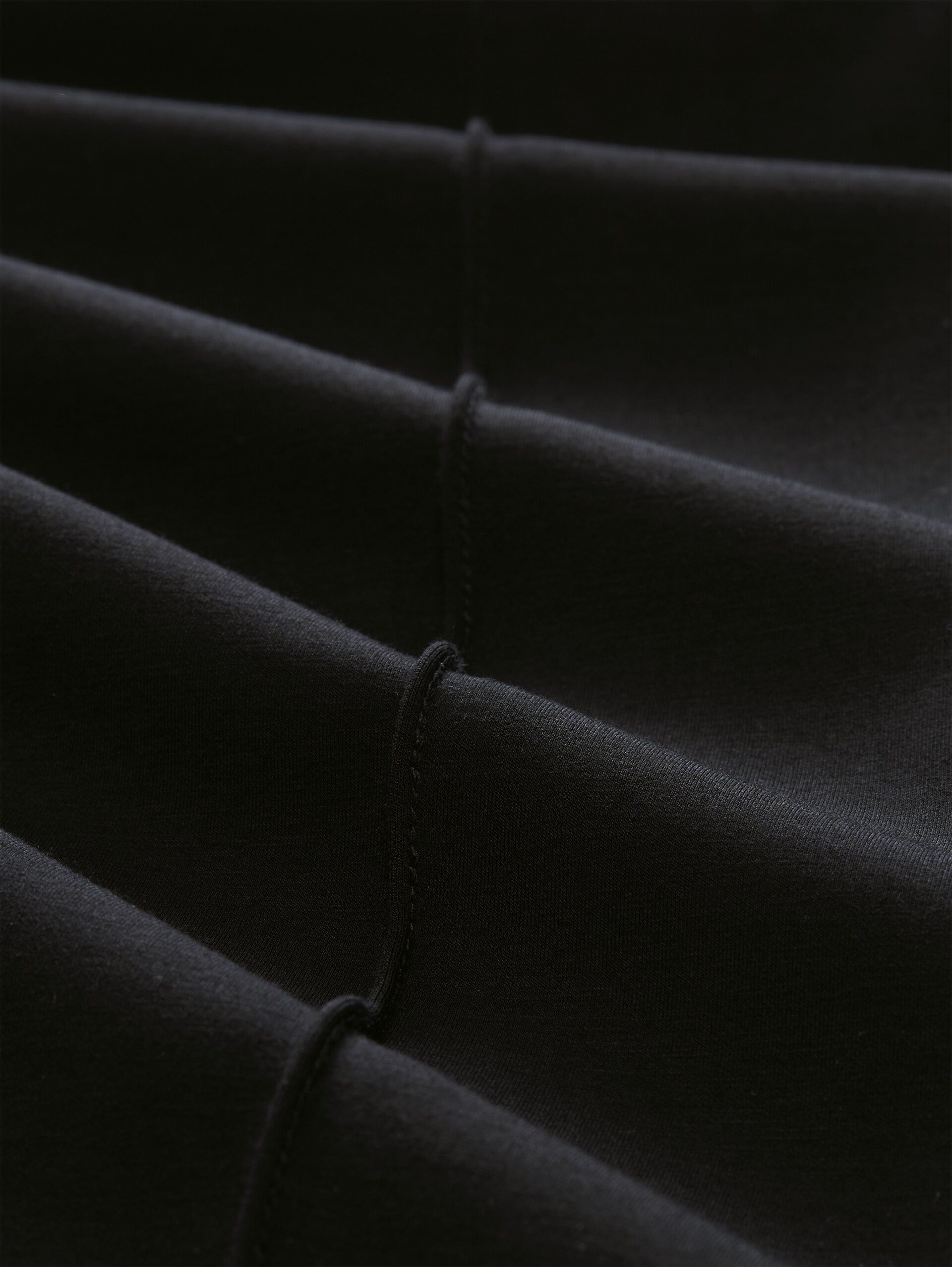 Flared tregging - deep black - Materiaalweergave