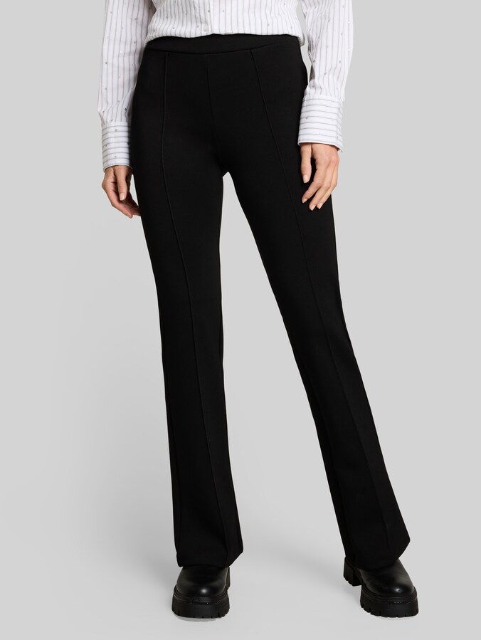 Flared Treggings Hose von Women, deep black