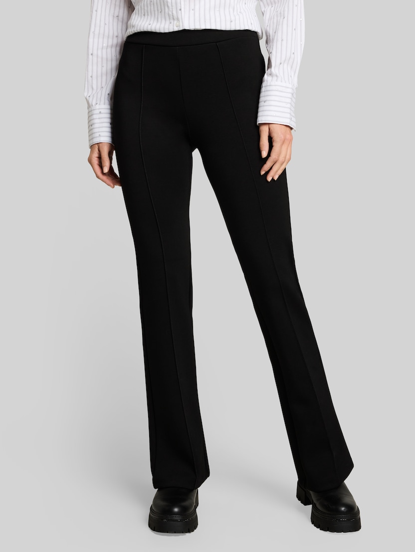 Flared Treggings Hose von Women, deep black