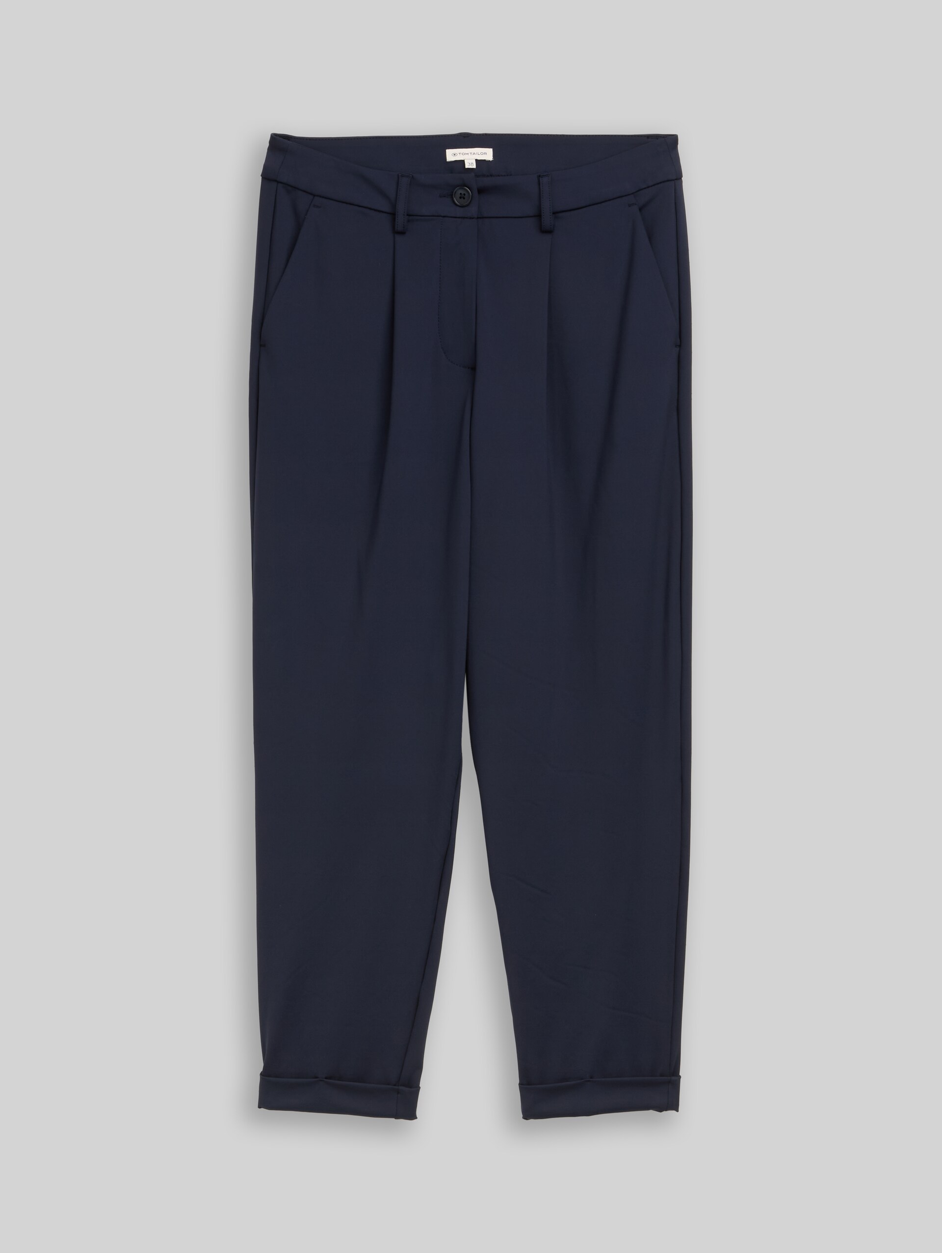 Cropped barrel-broek - sky captain blue - Product vooraanzicht