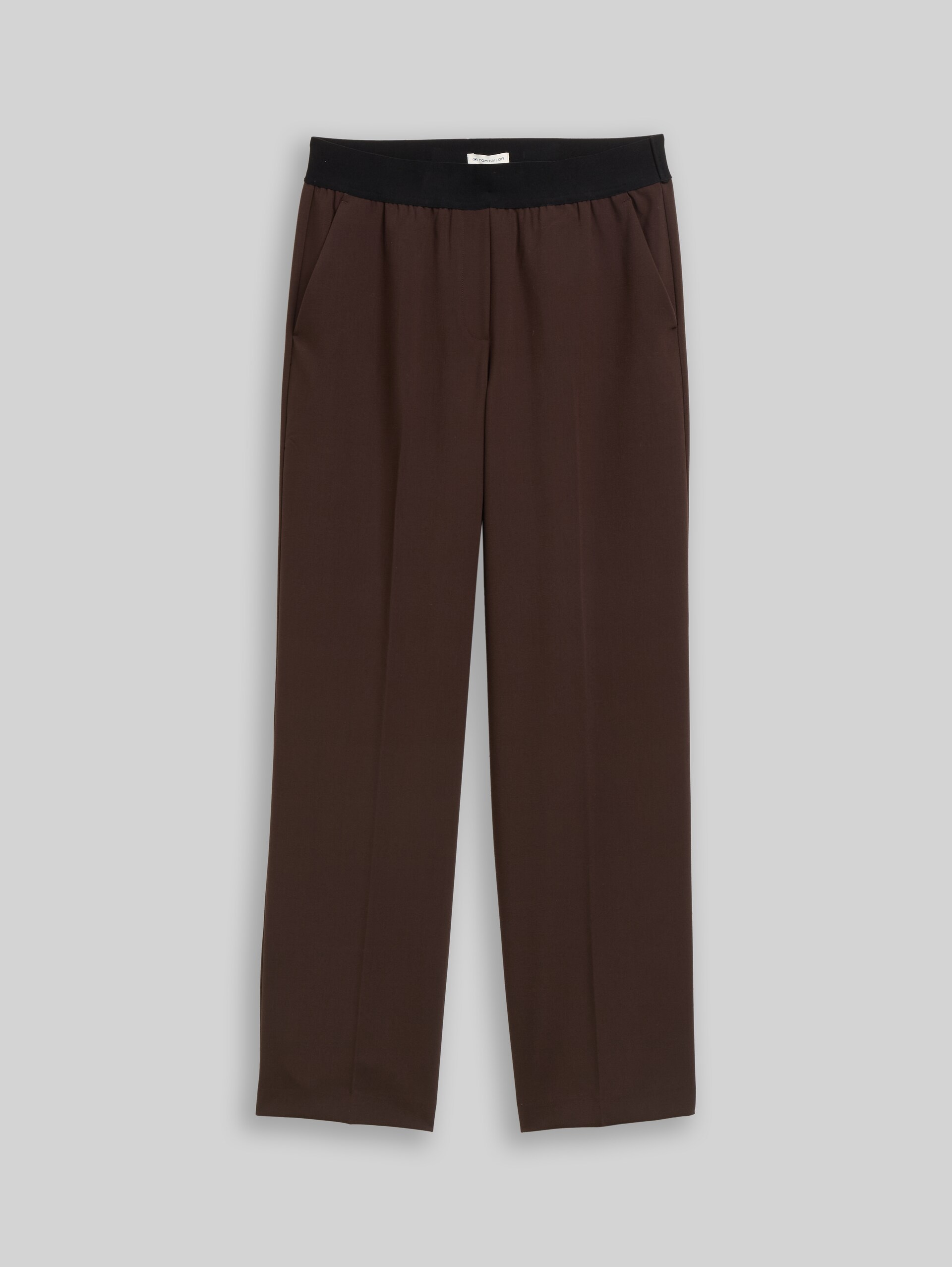 Straight Hose mit Bügelfalte - java dark brown - Vorder-Produkt-Ansicht