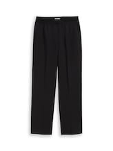 Nicht ausgewählt, Straight Hose mit Bügelfalte von Tom Tailor, schwarz