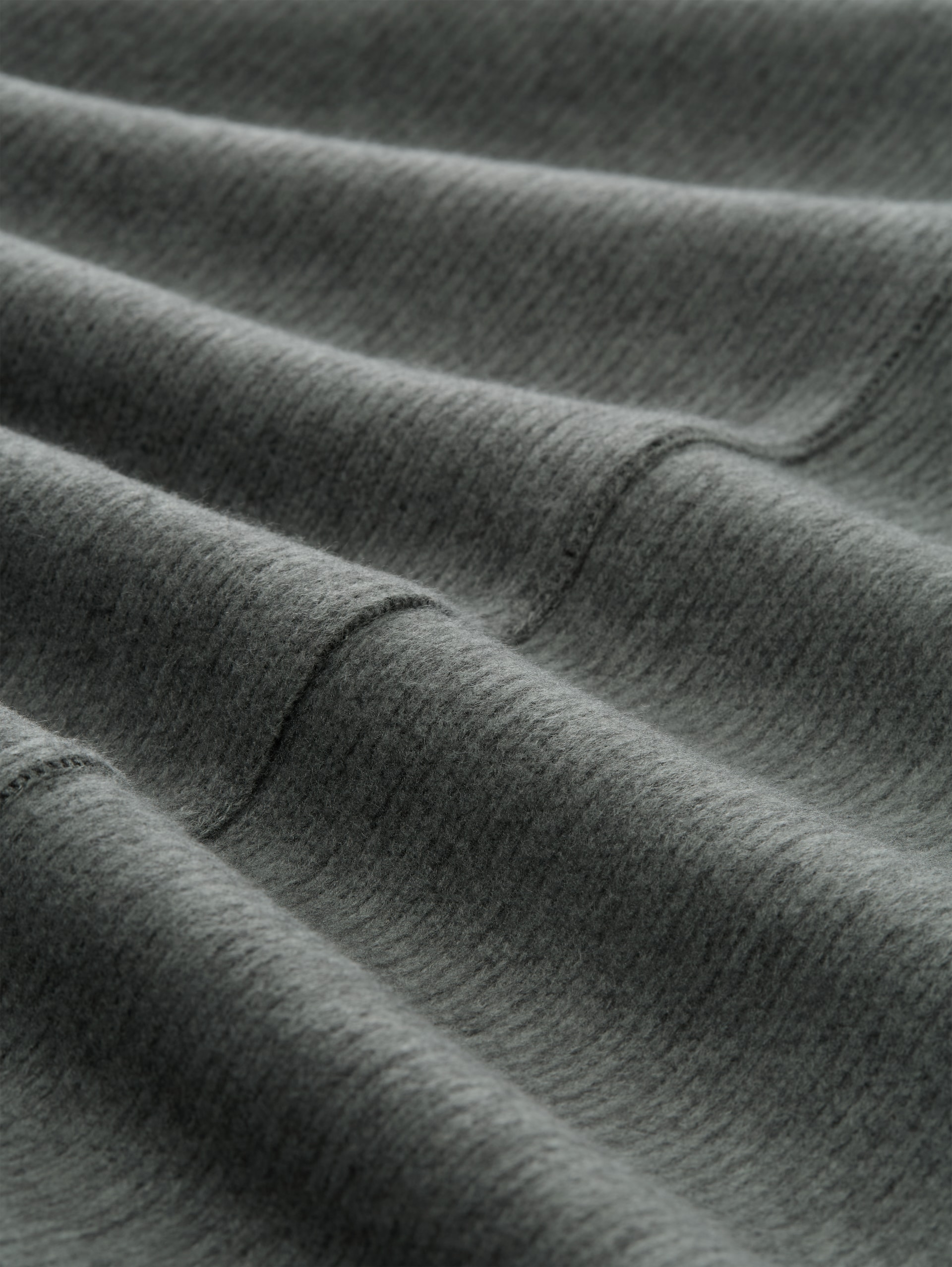 Robe confortable à effet chiné - dark olive melange - Vue de la matière