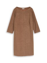 Non sélectionné, Robe confortable à effet chiné par Tom Tailor, brunir
