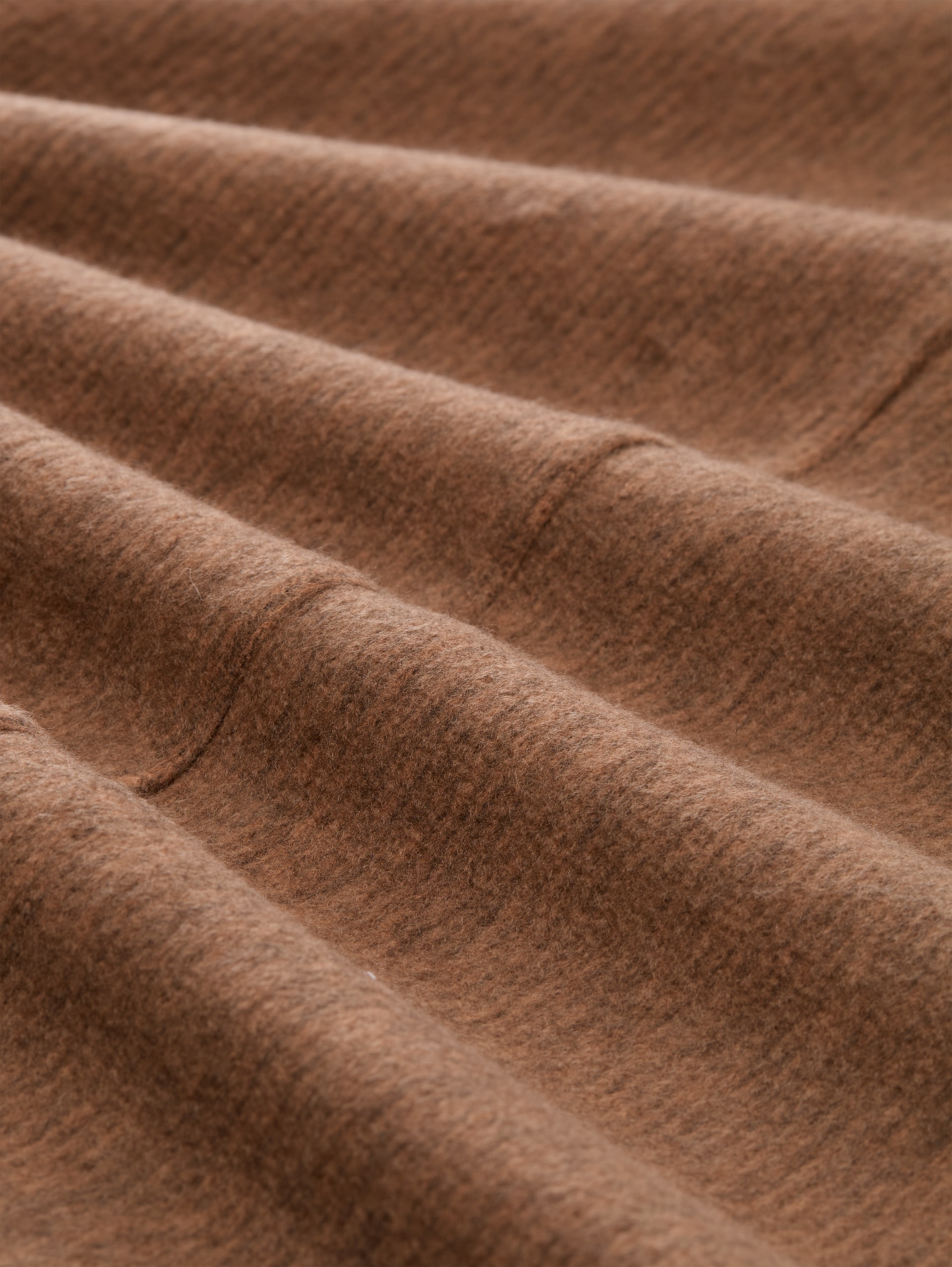 Robe confortable à effet chiné - mid camel melange - Vue de la matière