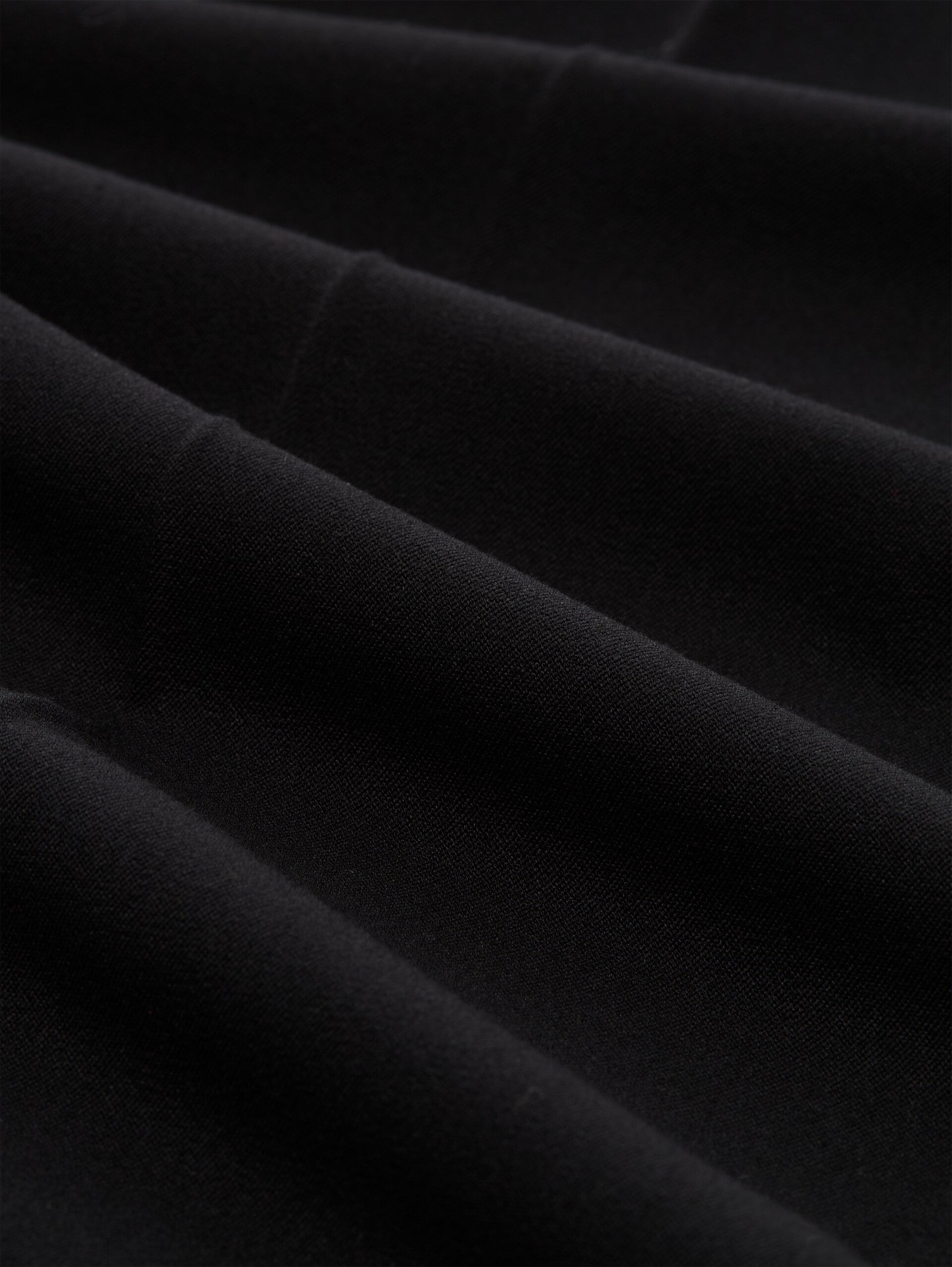 Wide Leg Hose - deep black - Material-Ansicht