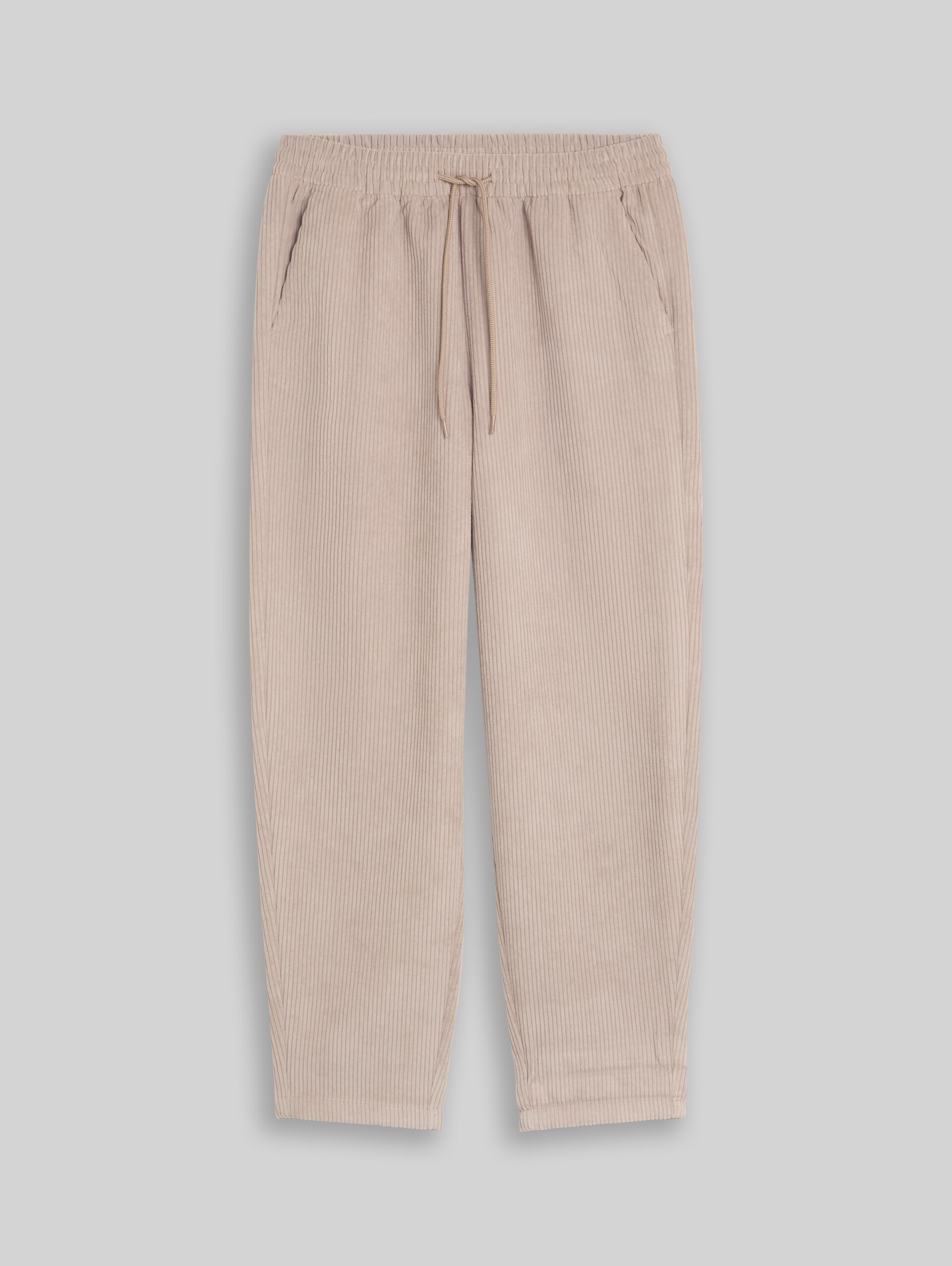 Barrel Cordhose mit Kordelzug - atmosphere beige - Vorder-Produkt-Ansicht