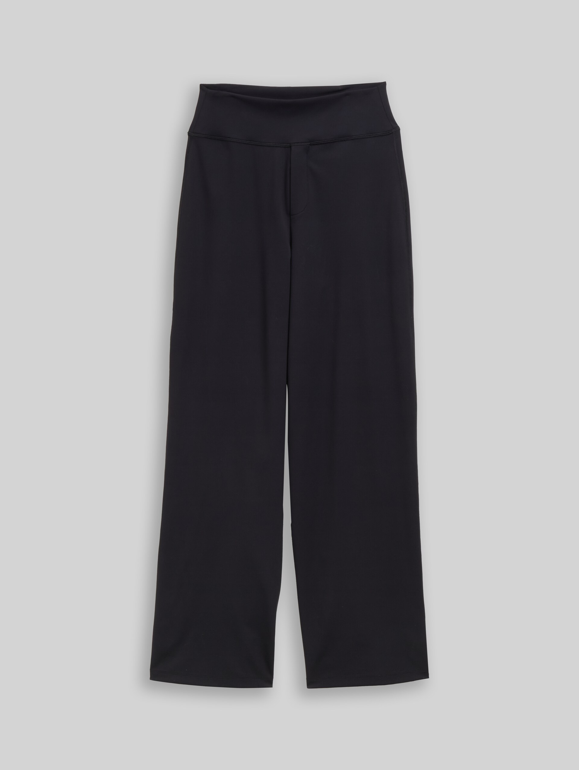 Sportbroek met wijde pijpen - deep black - Product vooraanzicht