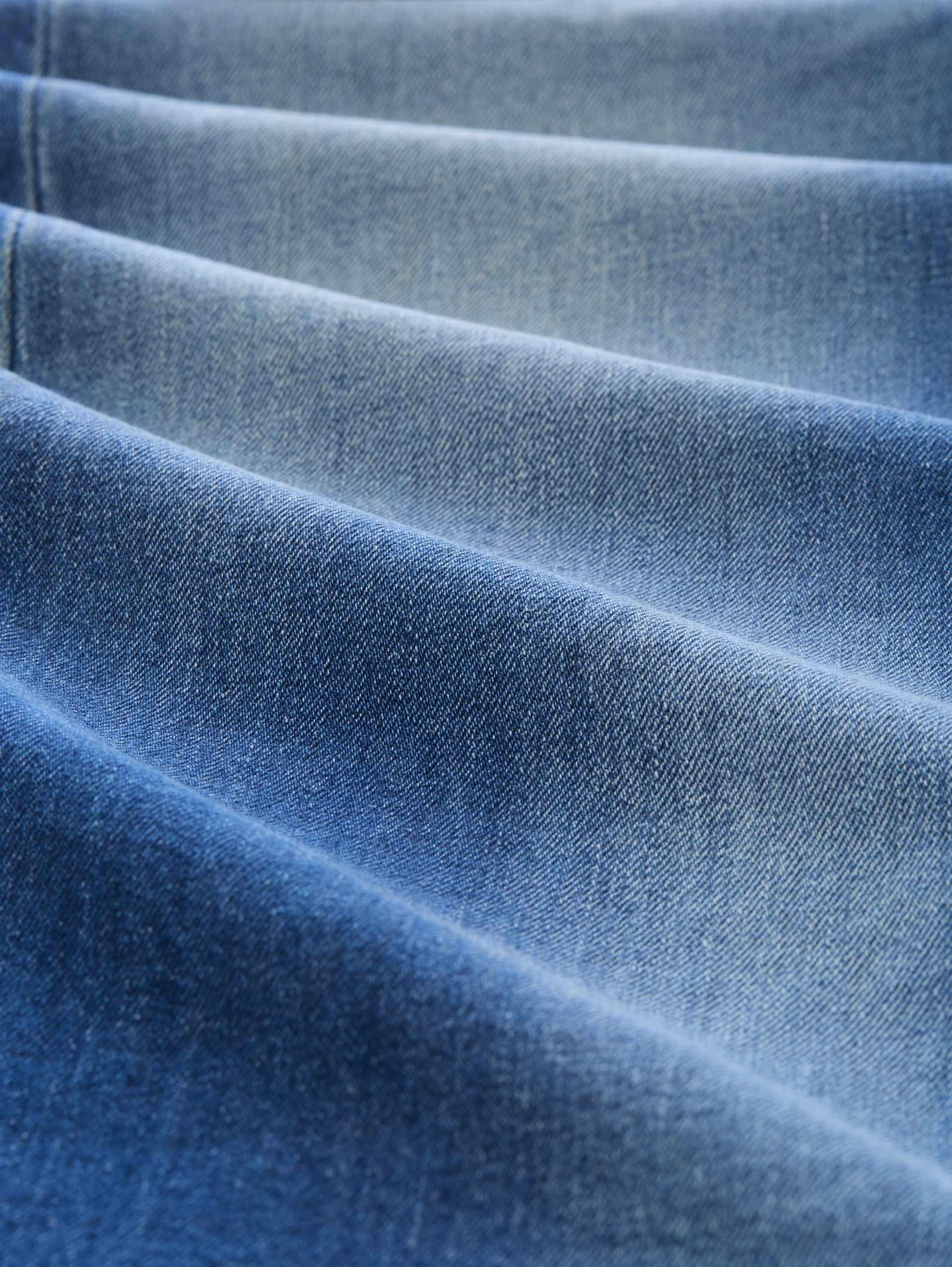 TTMARVIN STRAIGHT-jeans met stretch - heavy used mid blue denim - Materiaalweergave