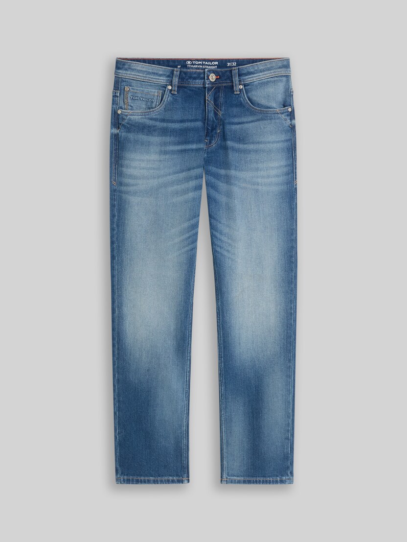 TTMARVIN STRAIGHT Jeans mit Stretch von Men, heavy used mid blue denim