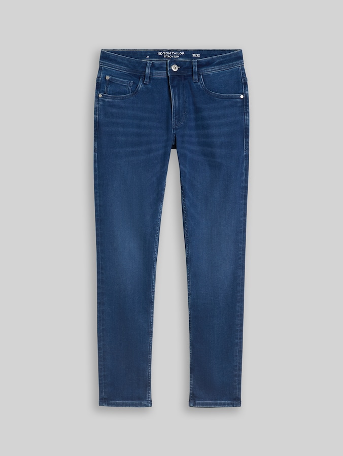 TTTROY SLIM Jeans von Men, mid stone bright blue denim