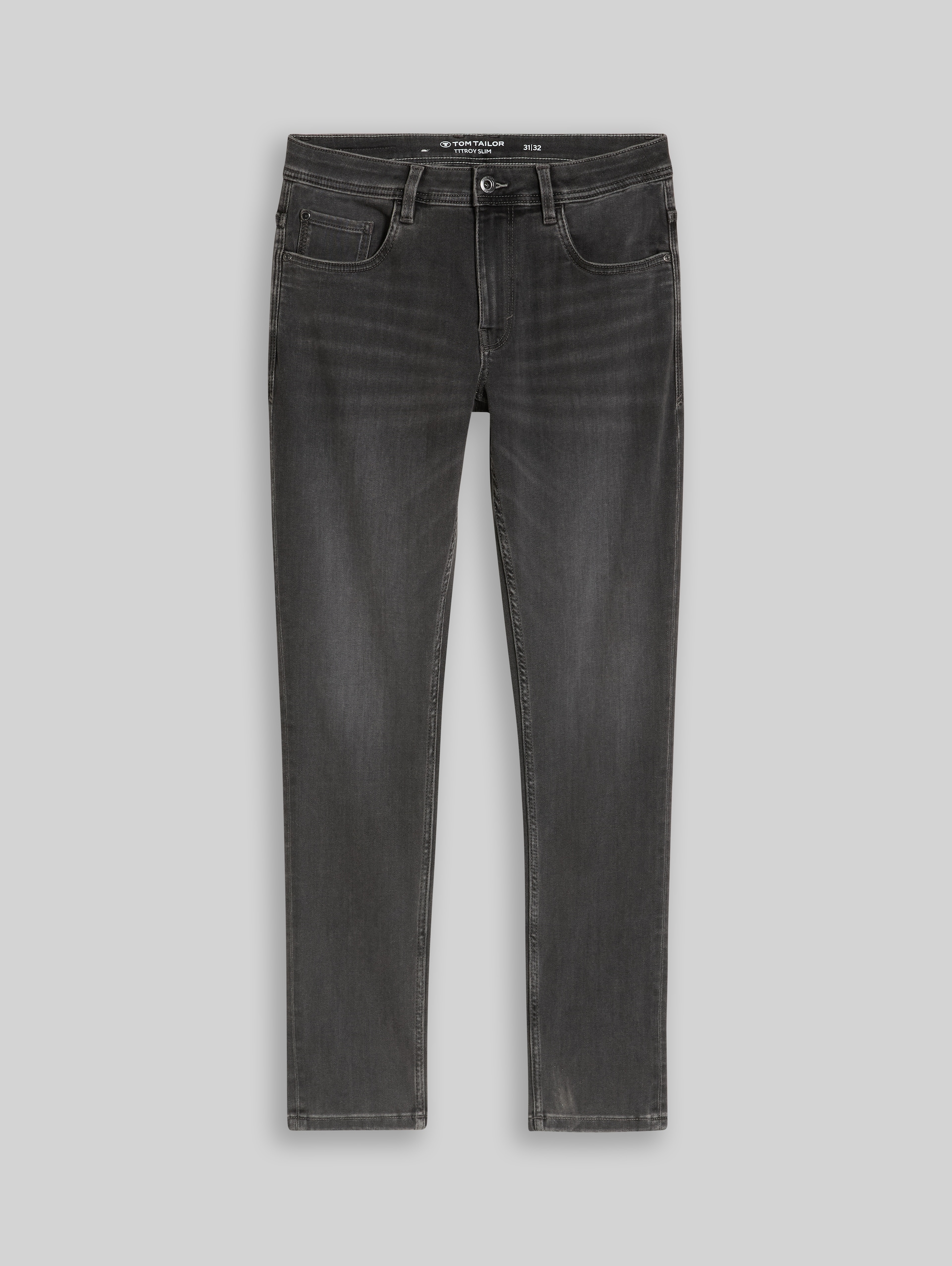 TTTROY SLIM Jeans - clean dark stone grey denim - Vorder-Produkt-Ansicht