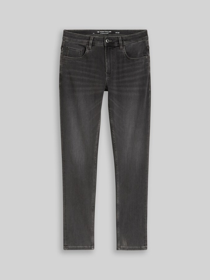 TTTROY SLIM Jeans von Men, clean dark stone grey denim
