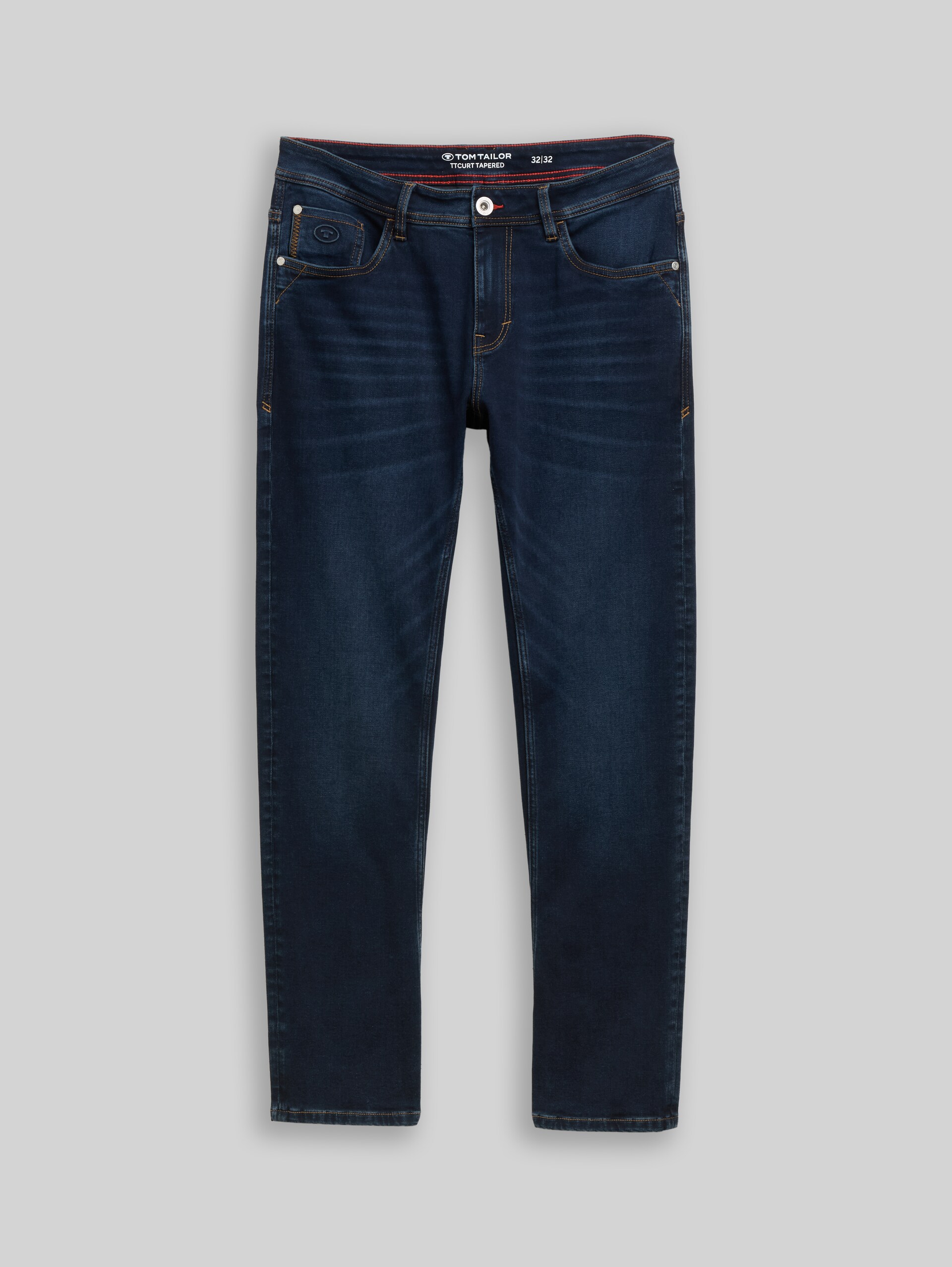 TTCURT TAPERED Jeans mit Stretch - dark stone blue black denim - Vorder-Produkt-Ansicht