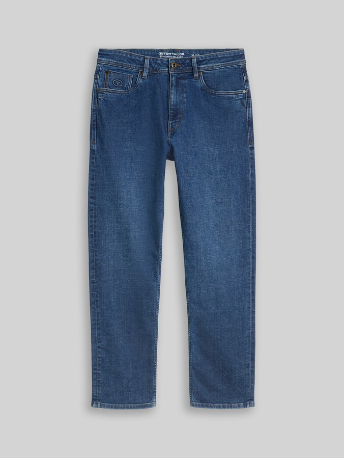 TTMORRIS RELAXED jeans by Men, dark stone bright blue denim
