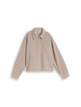 Ausgewählt, Boxy Fit Cordbluse von Tom Tailor, braun