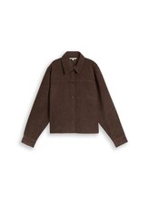 Ausgewählt, Boxy Fit Cordbluse von Tom Tailor, braun